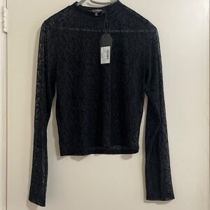 Disturbia Womens Burnout Velvet Mesh Top 12 Whimsigoth Dark Fairy Romantic Goth